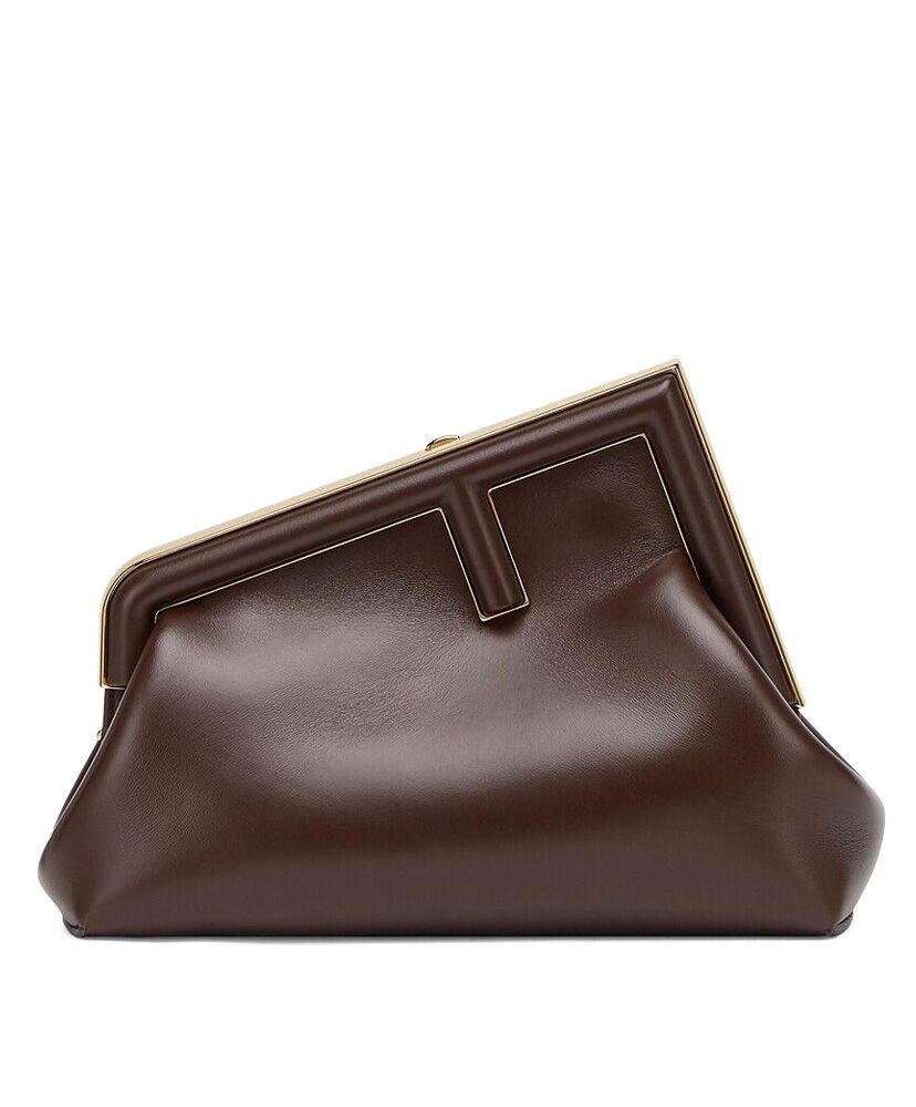 Fendi First Small Handbag 8BP129 Coffee